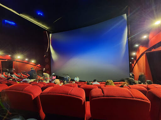 the seats inside a cinema in taipei
